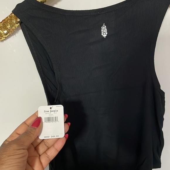 Free People New Moon Black Top - Picture 14 of 16